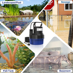 AgiiMan versatile water removal for pools, basements, ponds, and more