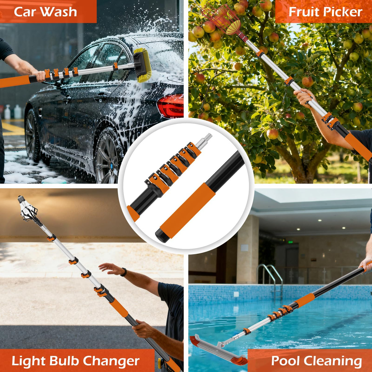 AgiiMan non-slip grip handle stays comfortable even when hands are sweaty