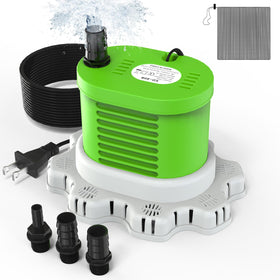AgiiMan pool-cover-pump image demonstrates fast drainage for large pool covers.