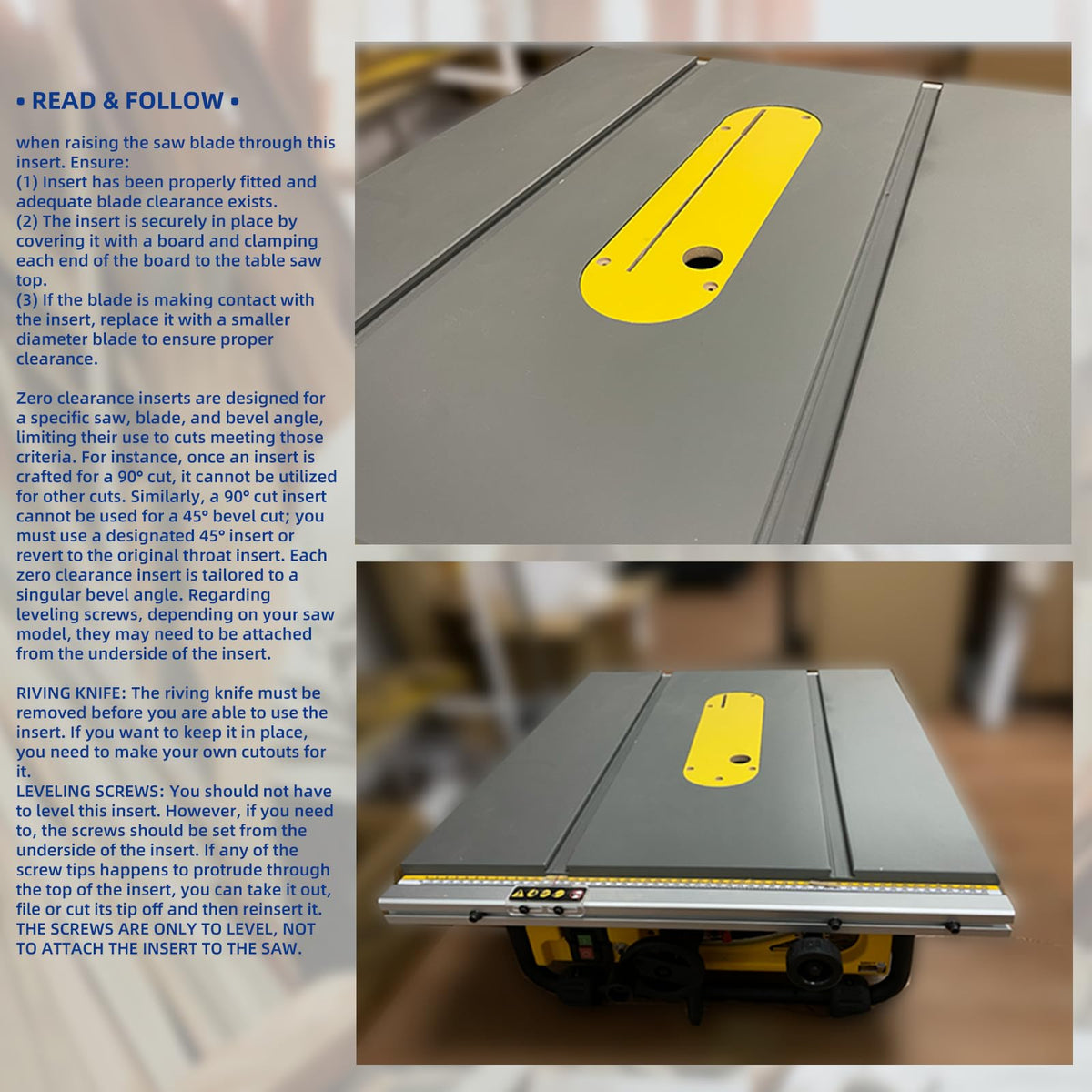 Easy installation with drop-in design and screws for quick setup.
