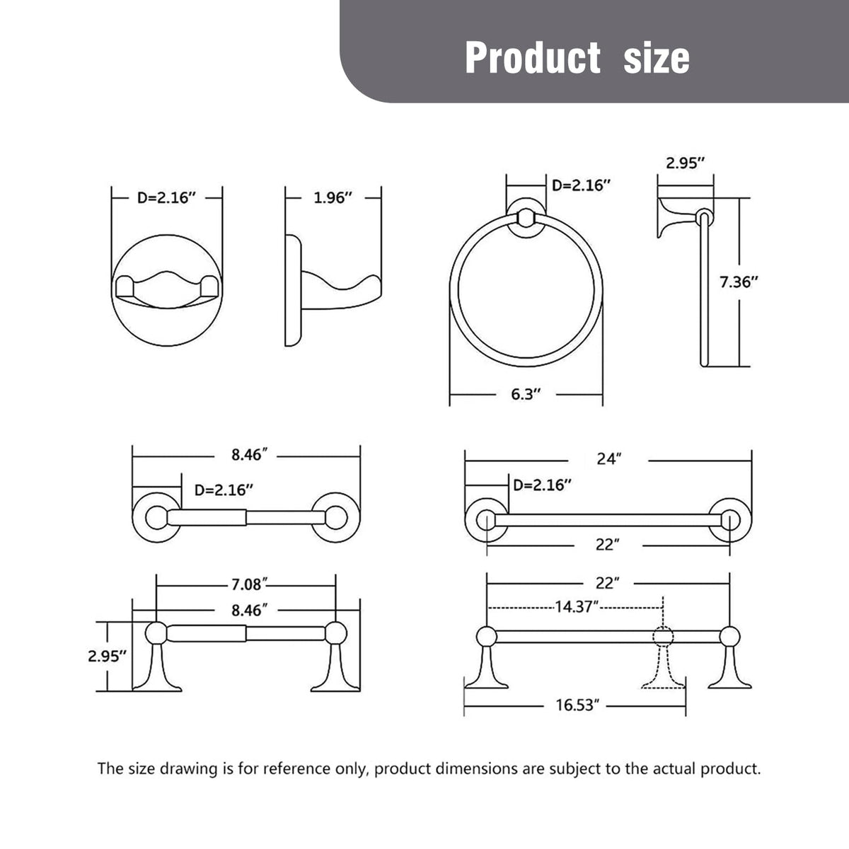 AGKXHDEC robe hook in oil-rubbed bronze keeps robes tidy after showers.