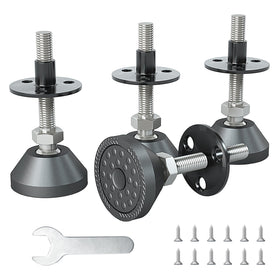 Aglaiprty heavy-duty levelers with dual-thread design for sturdy furniture leveling