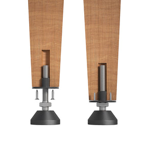 Aglaiprty adjustable leveler height from 1 to 2.5 inches for precise leveling
