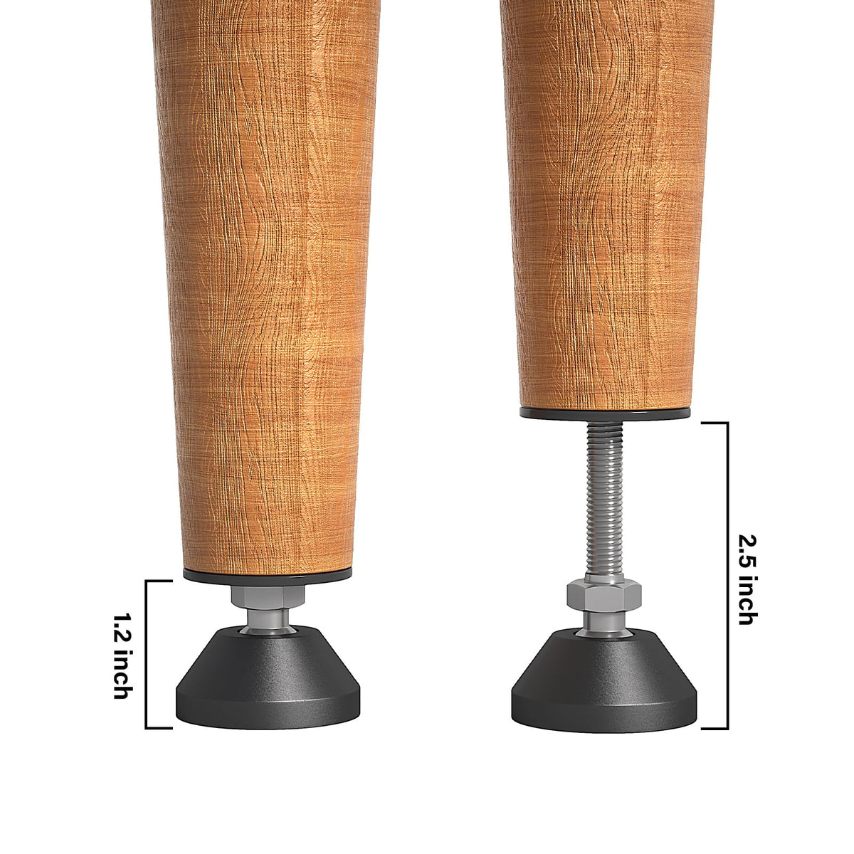 Aglaiprty nylon bottom protects floors and reduces noise during movement