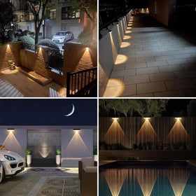 AGOTD high efficiency solar panel powers outdoor lighting