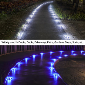 AGPTEK yard garden light brightens borders and yard edges.
