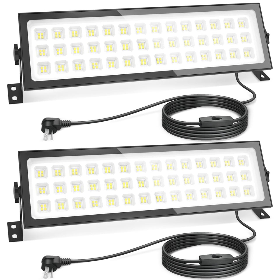 AGranTOP linkable LED shop light setup highlights scalable brightness for a brighter workspace