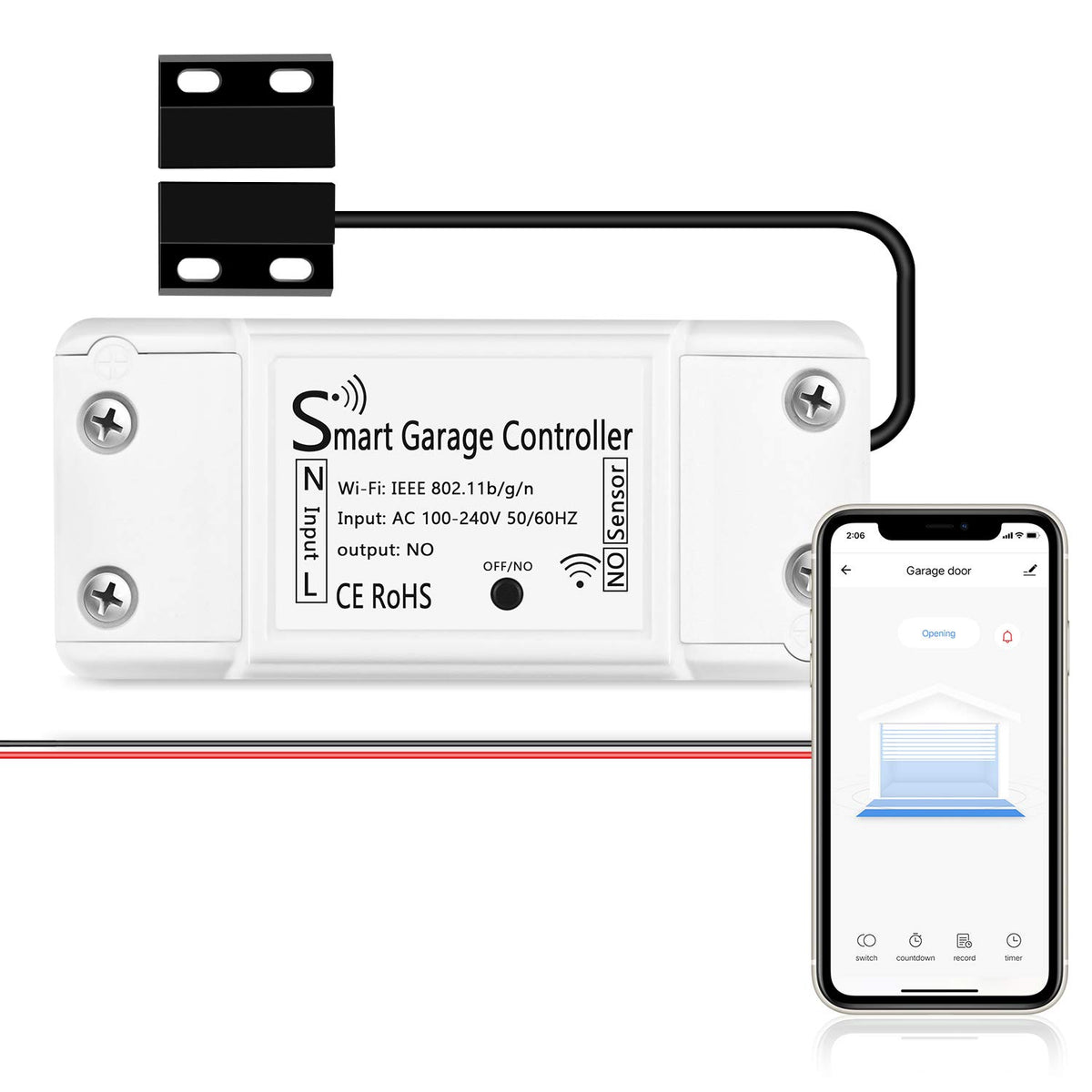 AGSHOME smart garage opener remote for convenient access anytime