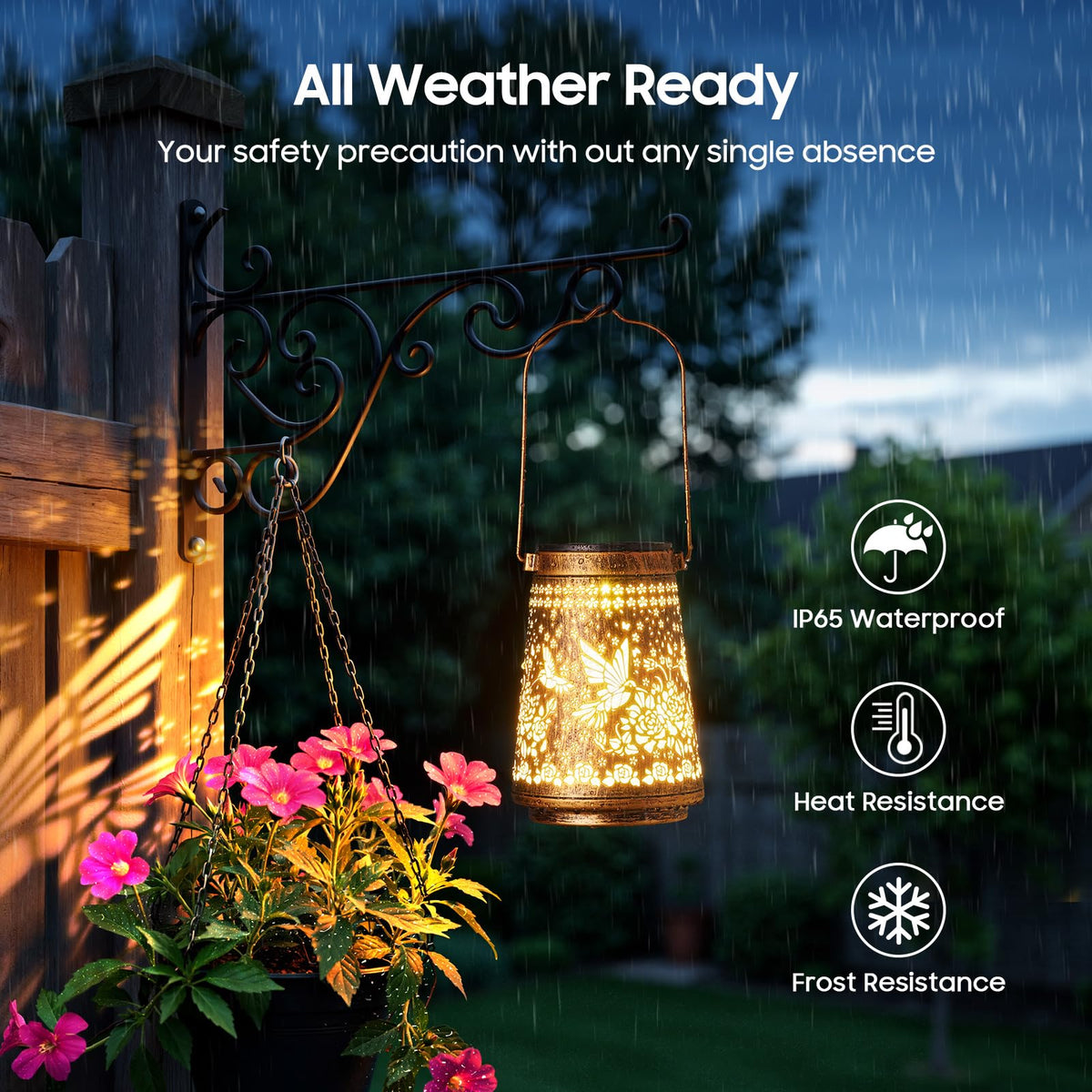 Ahaorigin two-mode lanterns offer soft or bright lighting for evenings.