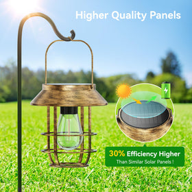 Ahaorigin outdoor lantern decorating a yard with durable, weatherproof style.