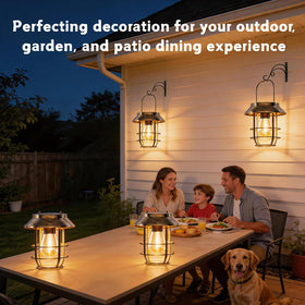 Ahaorigin solar lantern mounted on a wall for practical pathway lighting.