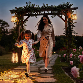 Ahaorigin lanterns feature upgraded solar panel ready for charging.