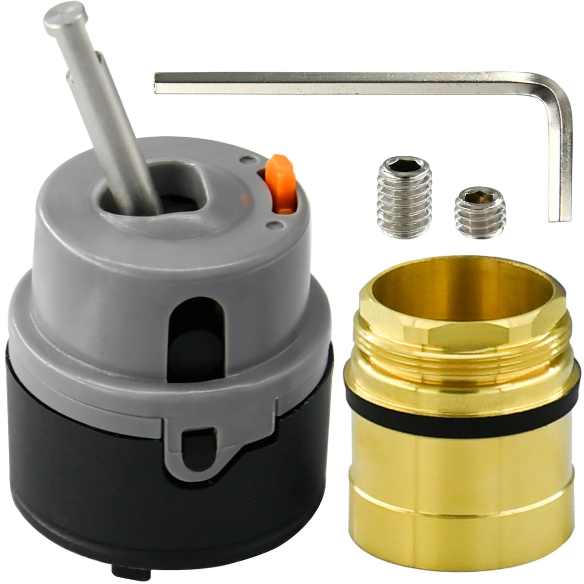 Ahenbal RP50587 cartridge for Delta fit delivers reliable, smooth faucet operation.
