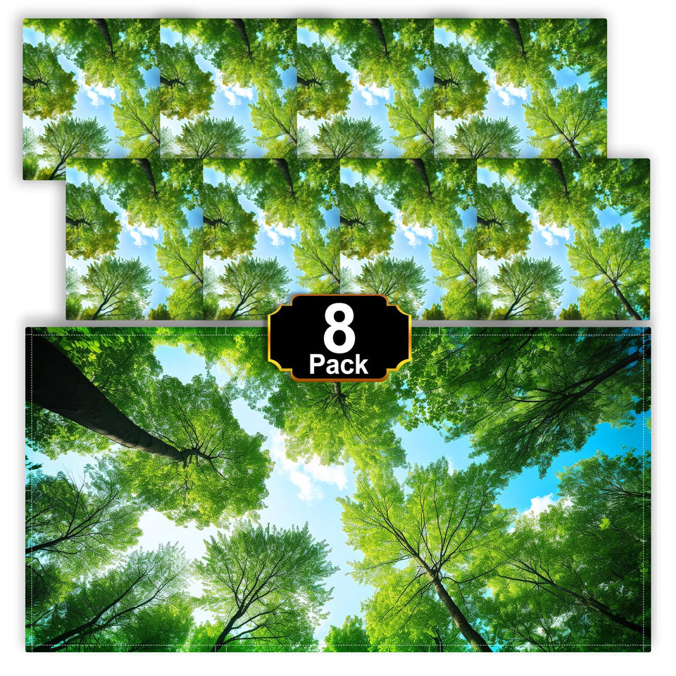 Aheroi light covers forest pattern on 2x4ft panel for ceiling décor and glare reduction.