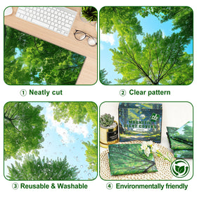 Aheroi forest light covers in classroom setting reduces direct glare.