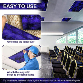 Aheroi 4x2 ft light filter protects eyes during work.