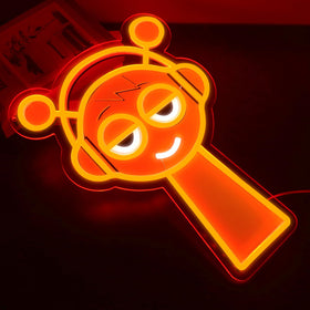 AHlove Game Neon Sign on wall boosts game room atmosphere.