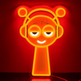 AHlove Game Neon Sign enhances bedroom ambience with a bright glow.