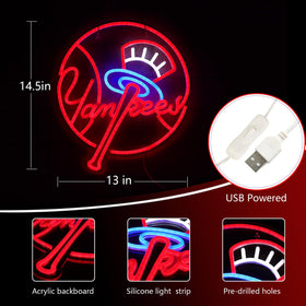 AHlove LED neon uses a 5V adapter for simple setup.