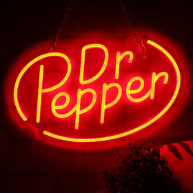 AHlove neon sign wall decor red with ambient glow for any room