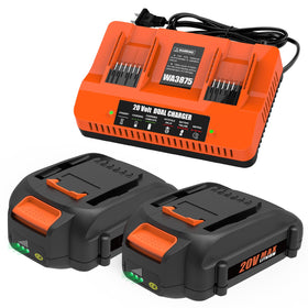 Ahomtikk 20V replacement battery for Worx with extended runtime.