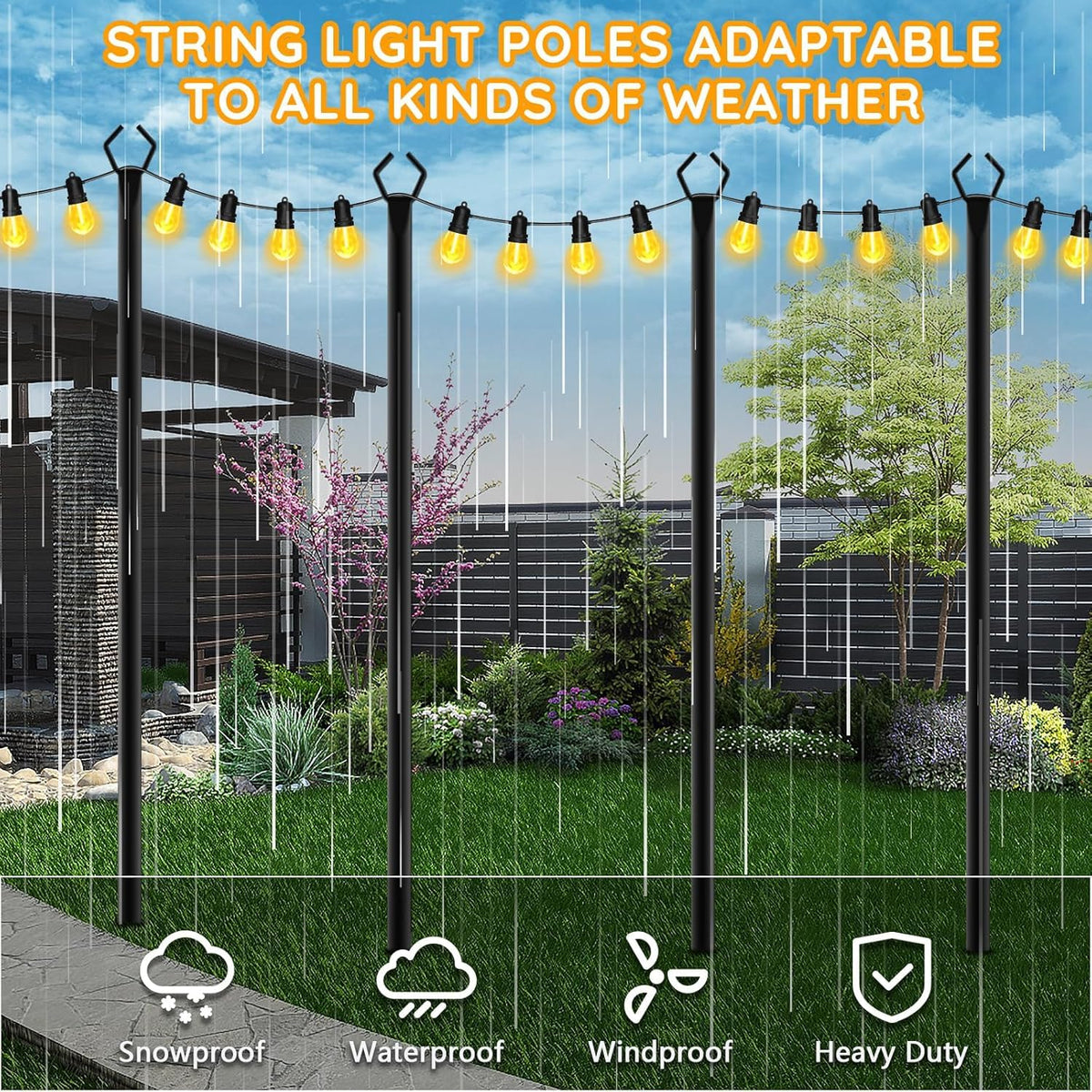 AHRLHR weatherproof materials endure sun and rain