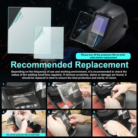 Ahuliao eye protection during welding highlights glare reduction and safety benefits.