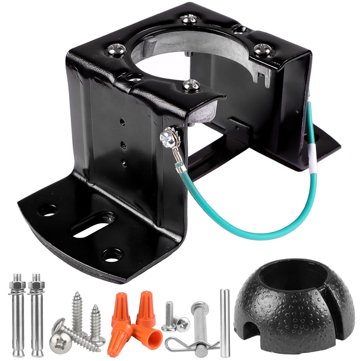 AICWIOO bracket close-up shows 2.0mm SPCC steel for stable support and quiet operation.
