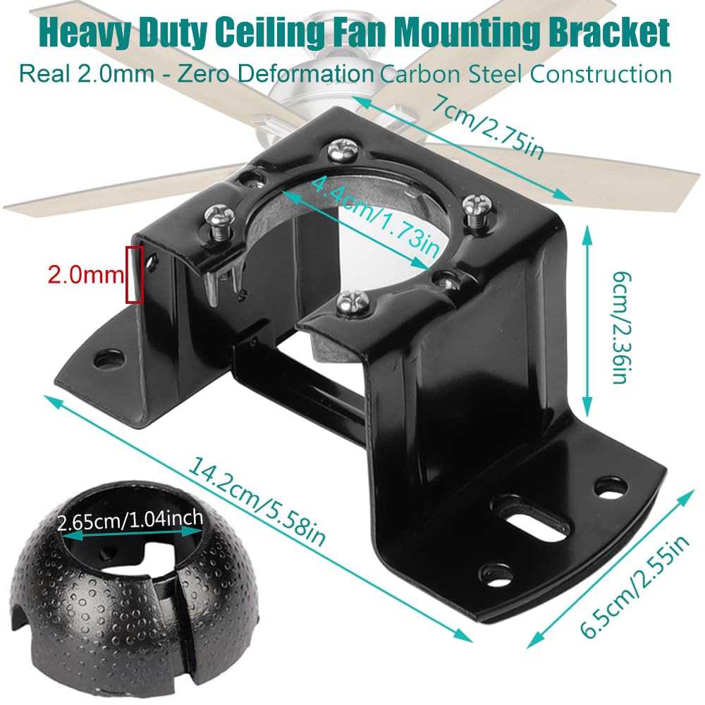 AICWIOO hanger ball demonstrates secure ceiling connection for reliable mounting.
