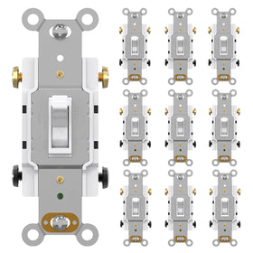 AIDA 15A four-way switch front white, ideal for versatile room control