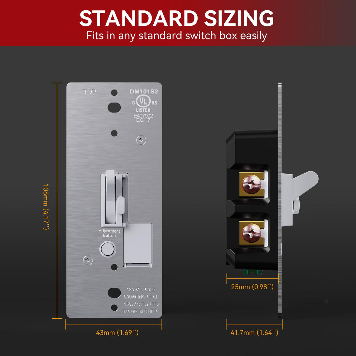 AIDA adjustable initial brightness helps set ideal ambiance