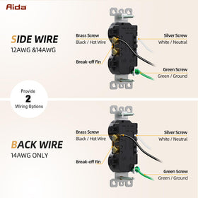 AIDA UL-listed 10-pack provides reliable bulk replacements for projects.