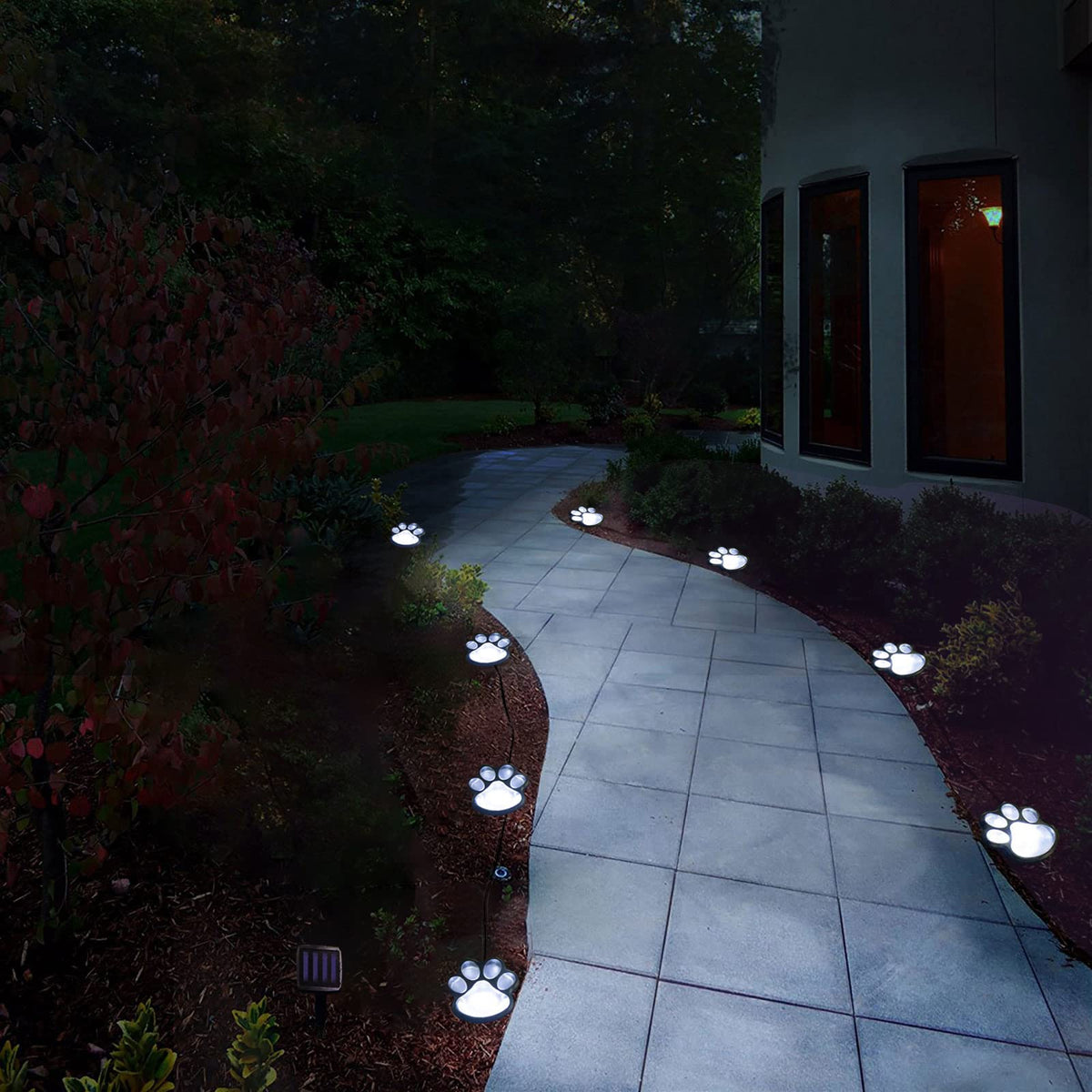 AIDDOMM paw lights offer 8 dynamic modes for customizable ambiance