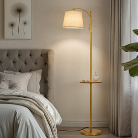 AIDENOEY side-table-in-use keeps essentials within reach.