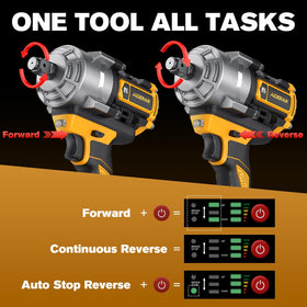 AIDERAR deep sockets 3/4, 13/16, 15/16 included for immediate use