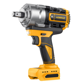 AIDERAR impact wrench demonstrates DeWalt battery compatibility for on site power