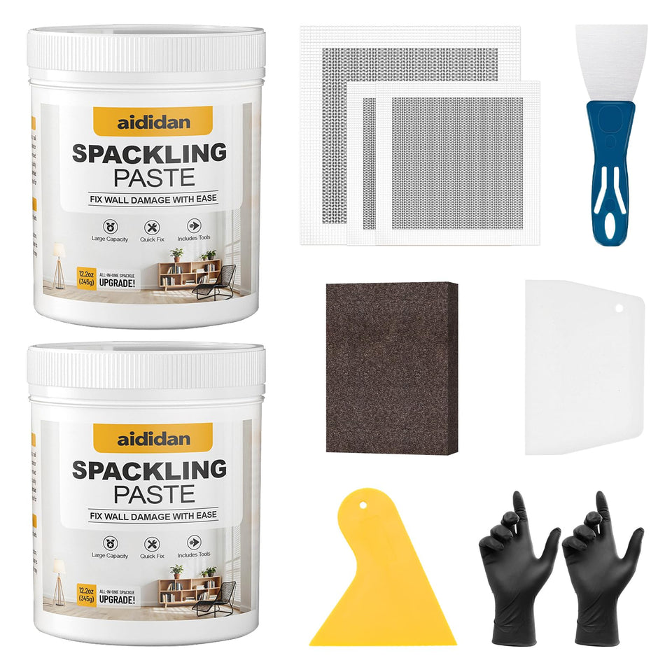 aididan drywall repair kit with all tools and patches for quick home fixes