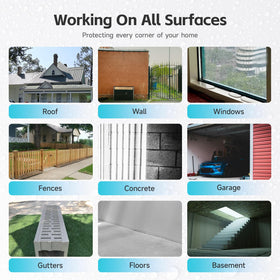 Aididan outdoor garden area treated for long lasting weather protection