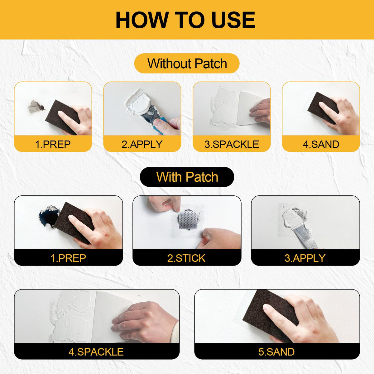 aididan sanding sponge for smooth, paint-ready surfaces