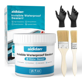 Aididan Transparent Coating bottle close-up shows invisible waterproof protection