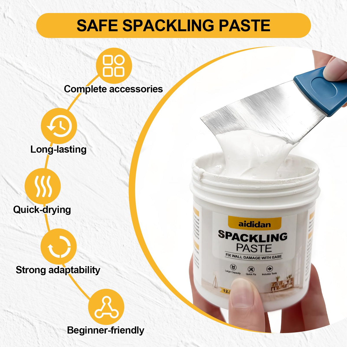 aididan wall putty cans ready to fill dents and holes