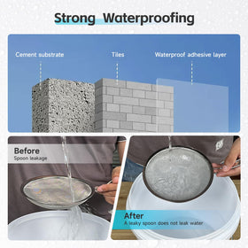 Aididan wall sealing shows transparent layer preserving aesthetics