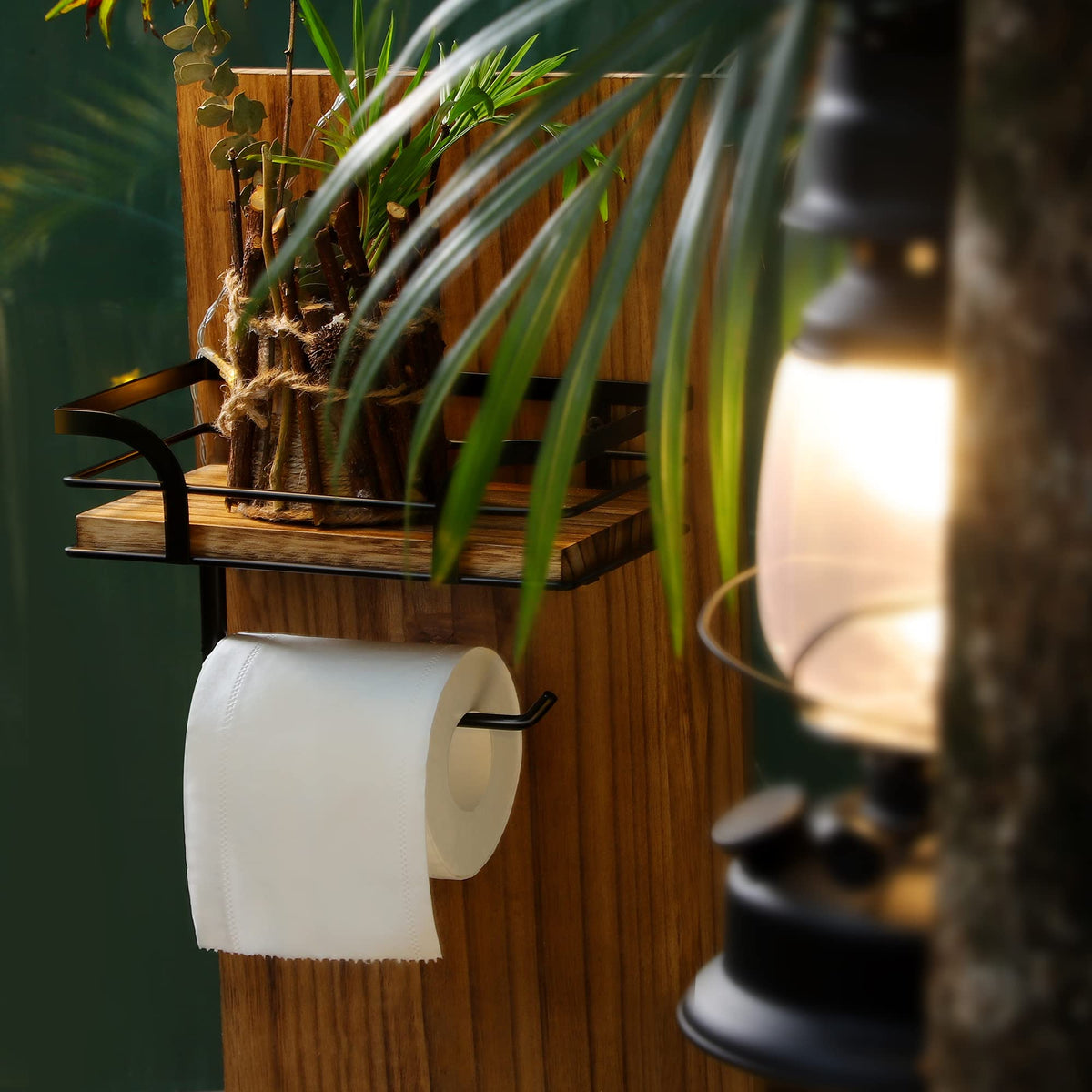 AIDILI top shelf stores wipes and phone for easy access.