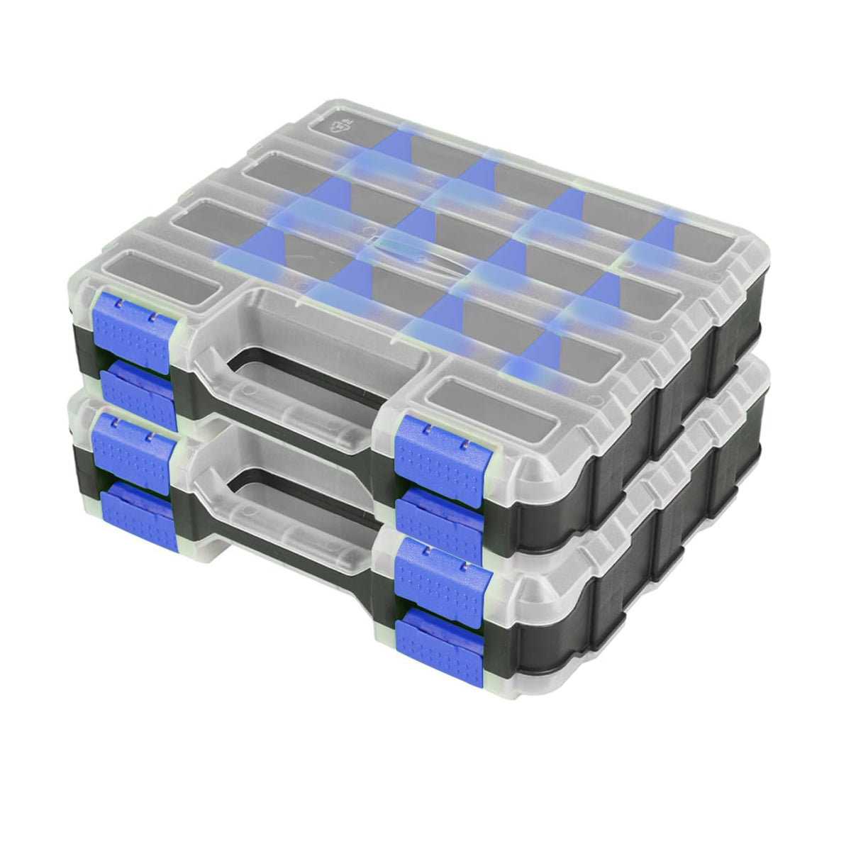 AIDY-PRO hardware organizer with removable dividers for customizable screw and bolt storage