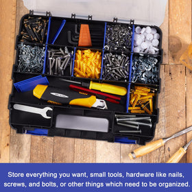 AIDY-PRO organizer features yellow safety clasp for secure transport