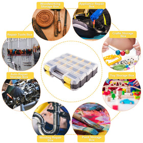 Aidy-Pro heavy-duty plastic construction with a durable yellow clasp for long-term use.