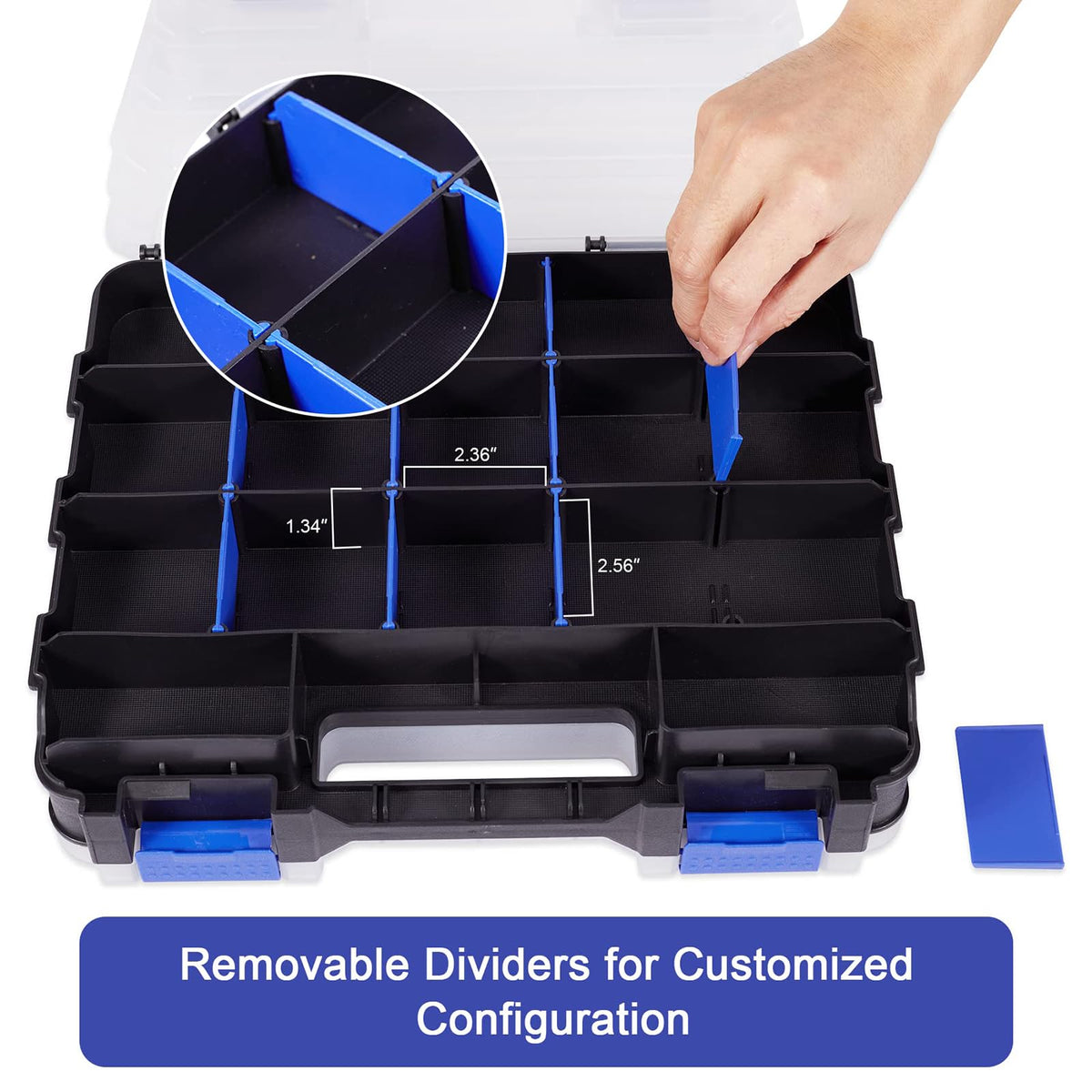 AIDY-PRO heavy-duty plastic construction for durable storage.