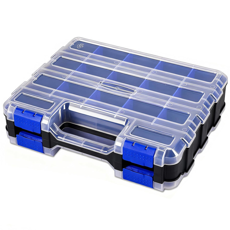 AIDY-PRO small parts storage case double side layout for quick access to components.