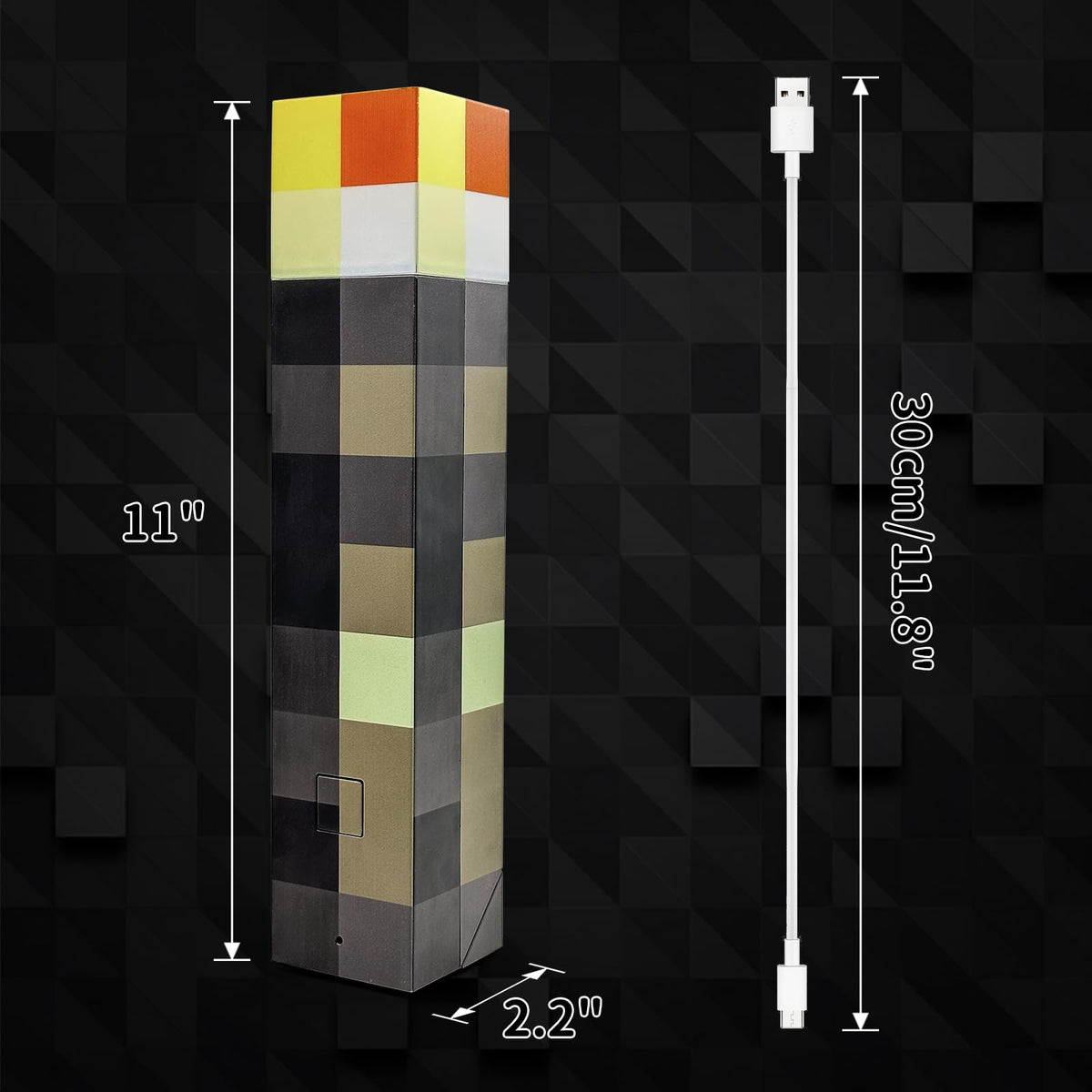 AIDYVOI brown-finish lamp adds warm decor to bedrooms and game rooms