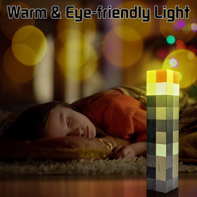 AIDYVOI hand-held to upright torch versatility for tabletop or wall use